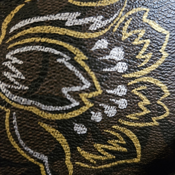 Coach Mia Crossbody bag Chestnut Brown with Metallic Tulips - Picture 12 of 12